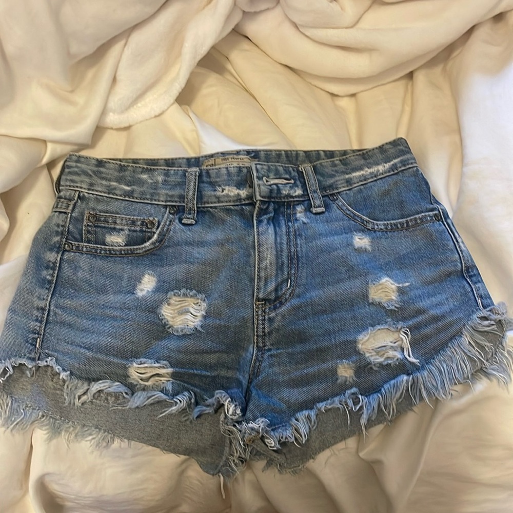 Free People Jean shorts